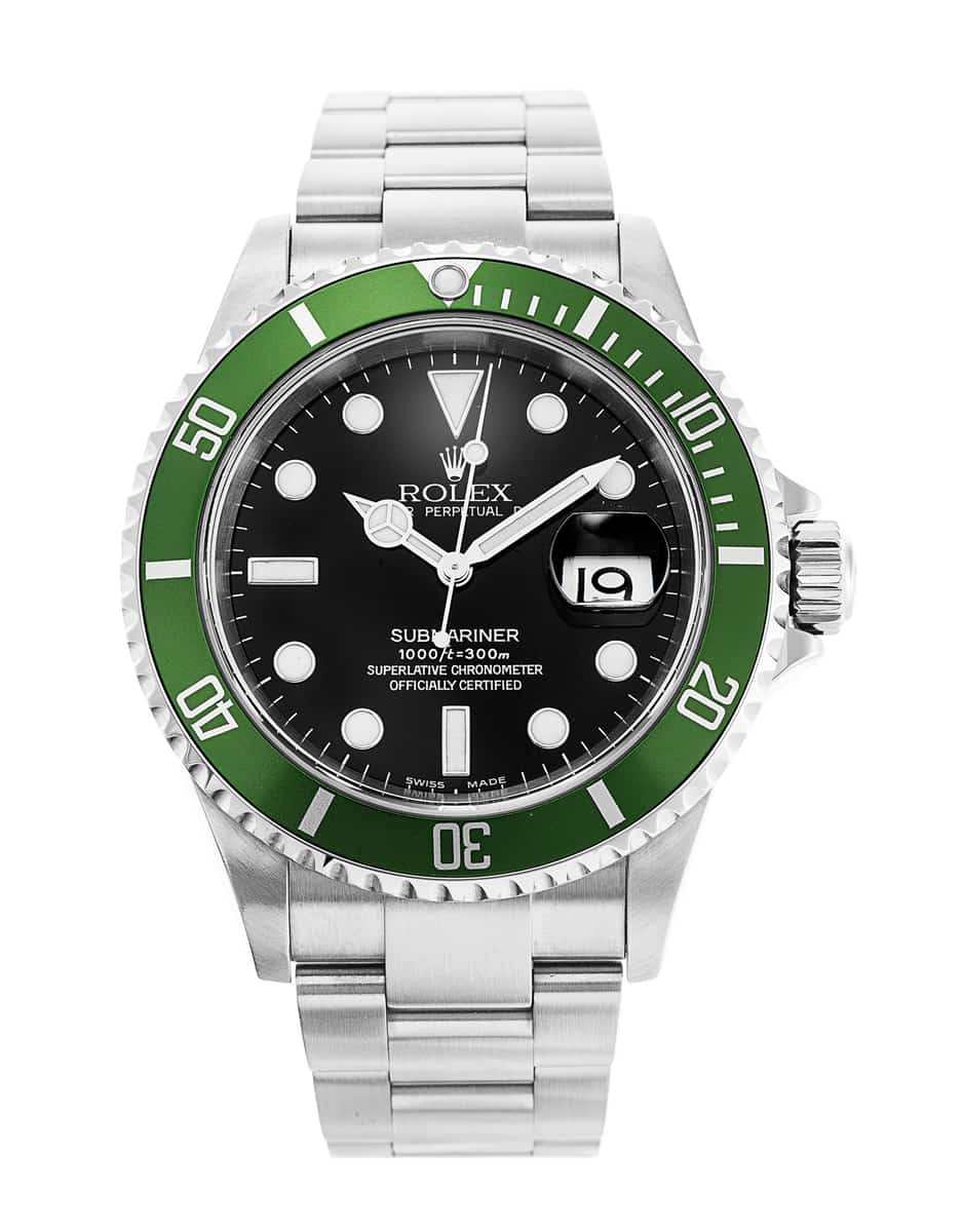 Pre Owned Rolex Submariner 16610 LV Watch Watchfinder Co